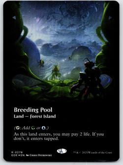 Edge of Eternities: Breeding Pool Foil R 278 - Borderless - MTG - Image 1