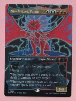 Niv-Mizzet, Parun Borderless Foil Secret Lair Drop Series Magic MTG #1530 SLD - Image 1