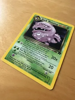Dark Weezing 31/82 Pokemon Team Rocket Set Rare Card Excellent Condition - Image 2