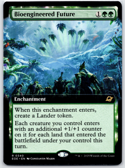Edge of Eternities Bioengineered Future R 340 Non-Foil Extended Art MTG - Image 1