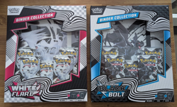Pokemon TCG - Black Bolt and White Flare Binder Collection New Sealed Bundle - Image 1