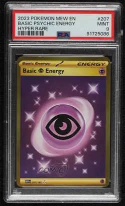 Hyper Rare - Psychic Energy Pokemon 151 PSA 9 MINT 14dq - Image 1