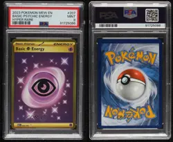 Hyper Rare - Psychic Energy Pokemon 151 PSA 9 MINT 14dq - Image 3