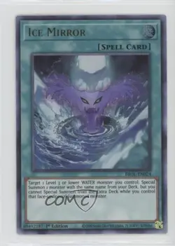 UR - Ice Mirror 1st Ed. YuGiOh Brothers of Legend #BROL-EN024 6wp - Image 1