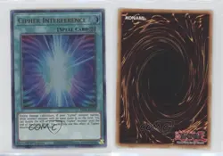 Cipher Interference 1st Ed. YuGiOh Brothers of Legend #BROL-EN039 0bt4 - Image 3