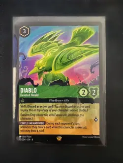Lorcana Diablo Devoted Herald 70/204 Legendary Non-Foil Card - Image 1
