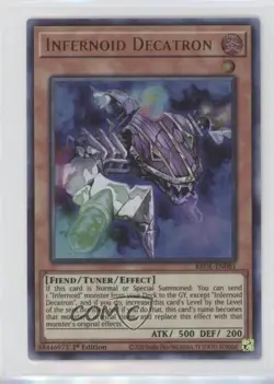 Infernoid Decatron 1st Ed. YuGiOh Brothers of Legend #BROL-EN081 0e1 - Image 1