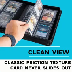 Toploader Binder, Holds 112+ Toploaders, 4 Pocket Top Loader Card Storage Cas... - Image 4