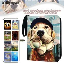 400 Pockets Baseball Card Binder, Trading Card Binder 4 Pocket with 50 Remova... - Image 5