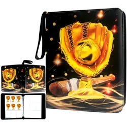 Trading Card Binder 900 Pockets, Baseball Card Binder Holder with 50 Removabl... - Image 1