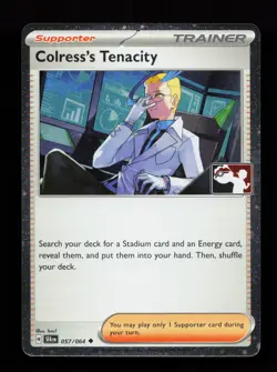 Colress's Tenacity 057/064 Promo,FOIL Prize Pack Series Cards Pokemon Card - Image 1