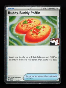 Buddy-Buddy Poffin 144/162 Promo,FOIL Prize Pack Series Cards Pokemon Card - Image 1