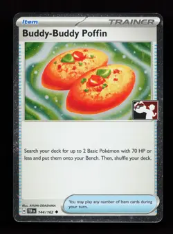 Buddy-Buddy Poffin 144/162 Promo,FOIL Prize Pack Series Cards Pokemon Card - Image 1