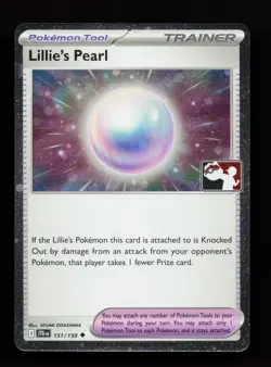 Lillie's Pearl 151/159 Promo,FOIL Prize Pack Series Cards Pokemon Card - Image 1