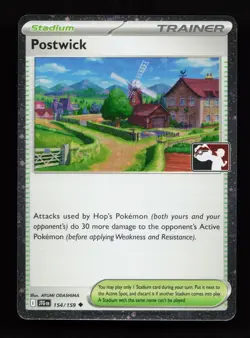 Postwick 154/159 Promo,FOIL Prize Pack Series Cards Pokemon Card - Image 1