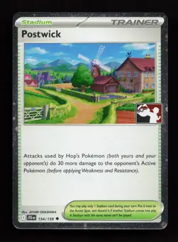 Postwick 154/159 Promo,FOIL Prize Pack Series Cards Pokemon Card - Image 1