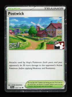 Postwick 154/159 Promo,FOIL Prize Pack Series Cards Pokemon Card - Image 1
