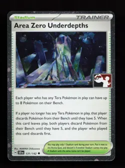 Aera Zero Underdepths 131/142 Promo,FOIL Prize Pack Series Cards Pokemon Card - Image 1