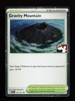 Gravity Mountain 177/191 Promo,FOIL Prize Pack Series Cards Pokemon Card - Image 1