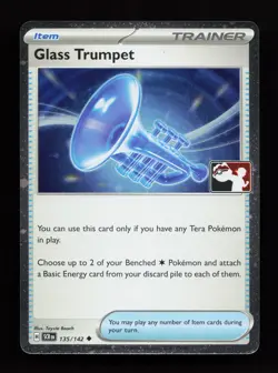 Glass Trumpet 135/142 Promo,FOIL Prize Pack Series Cards Pokemon Card - Image 1