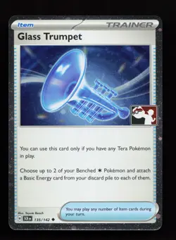 Glass Trumpet 135/142 Promo,FOIL Prize Pack Series Cards Pokemon Card - Image 1