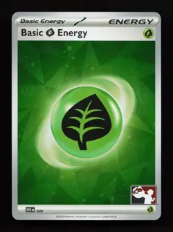 Grass Energy 009 Promo,FOIL Prize Pack Series Cards Pokemon Card - Image 1