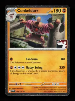 Conkeldurr 105/167 Promo,FOIL Prize Pack Series Cards Pokemon Card - Image 1