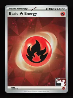 Fire Energy 010 Promo,FOIL Prize Pack Series Cards Pokemon Card - Image 1