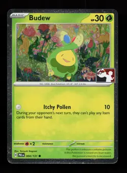 Budew 004/131 Promo,FOIL Prize Pack Series Cards Pokemon Card - Image 1