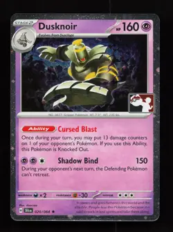 Dusknoir 020/064 Promo,FOIL Prize Pack Series Cards Pokemon Card - Image 1