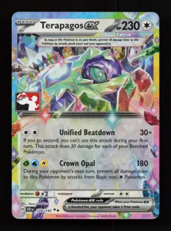 Terapagos ex 128/142 Promo,FOIL Prize Pack Series Cards Pokemon Card - Image 1
