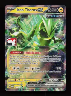 Iron Thorns ex 077/167 Promo,FOIL Prize Pack Series Cards Pokemon Card - Image 1