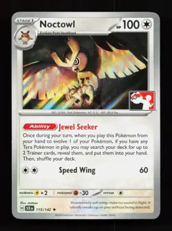 Noctowl 115/142 Promo Prize Pack Series Cards Pokemon Card - Image 1