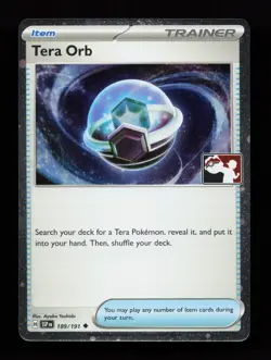 Tera Orb 189/191 Promo,FOIL Prize Pack Series Cards Pokemon Card - Image 1