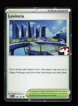 Levincia 150/159 Promo,FOIL Prize Pack Series Cards Pokemon Card - Image 1