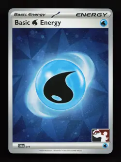Water Energy 011 Promo,FOIL Prize Pack Series Cards Pokemon Card - Image 1