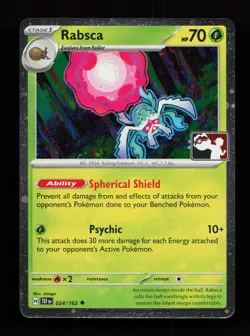 Rabsca 024/162 Promo,FOIL Prize Pack Series Cards Pokemon Card - Image 1
