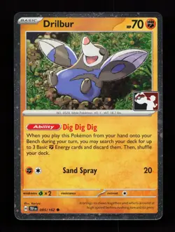 Drilbur 085/162 Promo,FOIL Prize Pack Series Cards Pokemon Card - Image 1