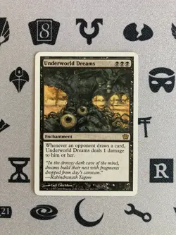 Underworld Dreams *Ninth Edition* VG+ *VERY GOOD+* 9th Edition *MAGIC* MTG *RARE - Image 1