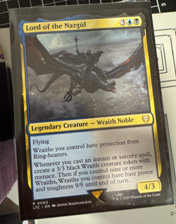 Lord of the Nazgul MTG Commander Deck (Sleeves, tokens and deckbox included) - Image 1