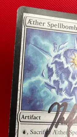 MTG 1X Aether Spellbomb X1 (Richard Garfield Signed) - Baltimore 2005 Magic - - Image 2