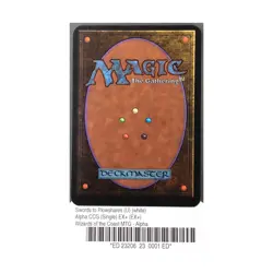 WOTC MtG Alpha Swords to Plowshares (U) EX+ - Image 2