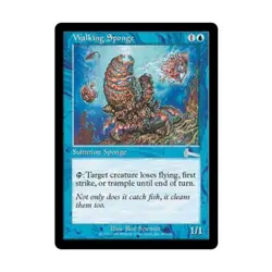 WOTC MtG Urza's Legacy Walking Sponge (U) (Foil) EX - Image 1