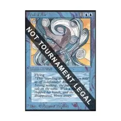 WOTC MtG Collector's Ed Wall of Air (CE) (U) EX - Image 1