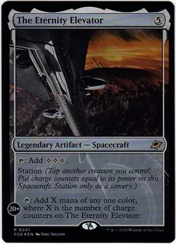 MTG Edge Of Eternities The Eternity Elevator Foil (Rare) - Image 2