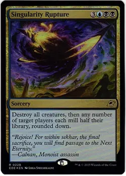 MTG Edge Of Eternities Singularity Rupture Foil (Rare) - Image 2