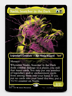 Nashi, Searcher in the Dark (Showcase) - [Duskmourn] MTG NM/M 💧💀 - Image 1
