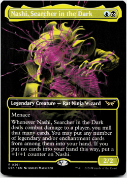 Nashi, Searcher in the Dark (Showcase) - [Duskmourn] MTG NM/M 💧💀 - Image 3