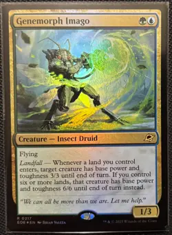 MTG Edge Of Eternities Genemorph Imago Foil (Rare) - Image 1