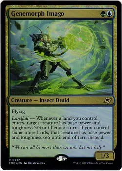 MTG Edge Of Eternities Genemorph Imago Foil (Rare) - Image 2
